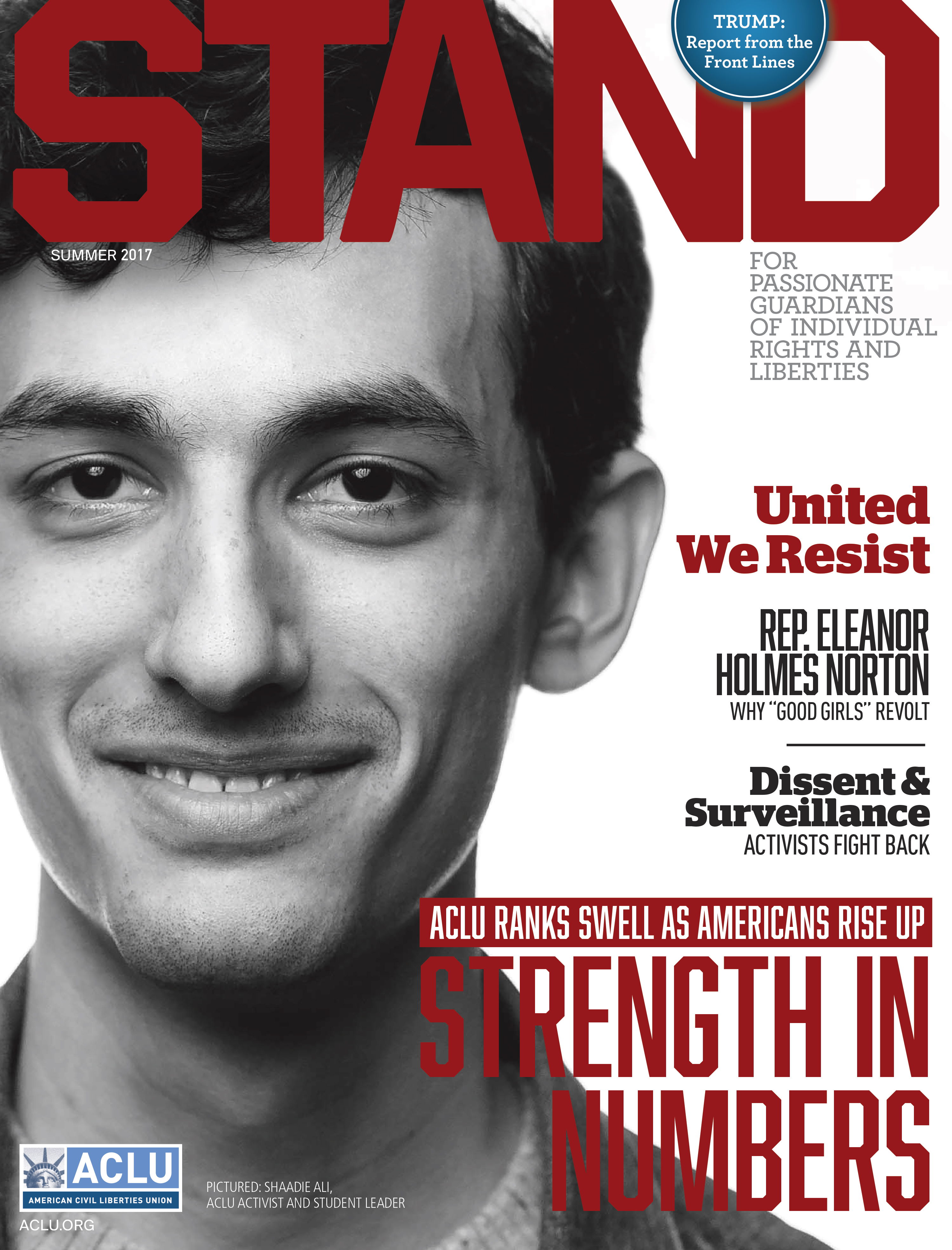 ACLU STAND Magazine Summer 2017 COVER for print